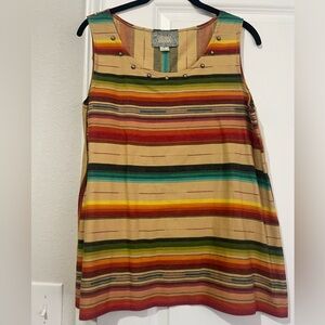 Silverado Multicolor Striped Women's Tank Top